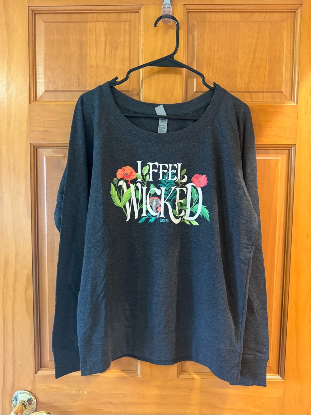 “I Feel Wicked” Floral Long Sleeve